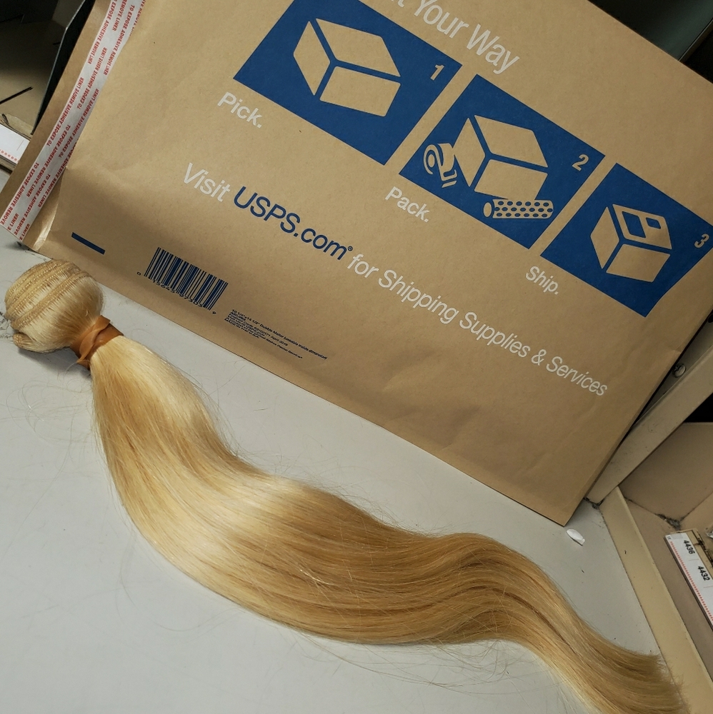 Blonde color Hair Grade A quality